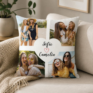 Almofada Colagem de fotos da Melhor Amiga