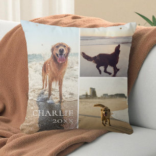Almofada Colagem de Fotos de Animais de Estimação Personali
