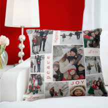 Colagem de Fotos de Natal Branca