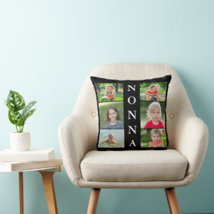 Almofada Colagem de Fotos de Nonna Avó