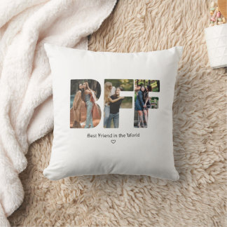 Almofada Colagem de Fotos Modernas Chic BFF Melhores Amigas