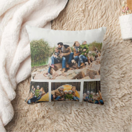 Almofada Colagem de Fotos Multi Personalizada Branca Estilo