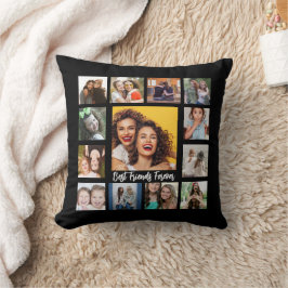 Almofada Colagem de Fotos Personalizada 13 Melhores Amigos