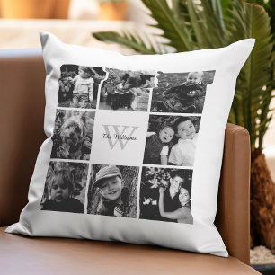Almofada Colagem de Fotos Personalizada da Família