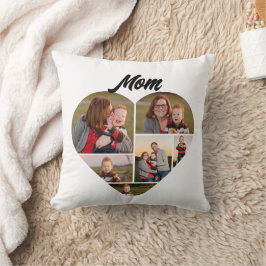 Almofada Colagem de Fotos Personalizada da Família em Forma