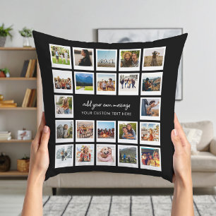 Almofada Colagem de Fotos Personalizada Moderna 22 Imagens