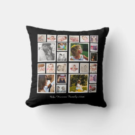 Almofada Colagem de Fotos Única Personalizada DIY Personali
