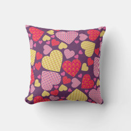 Almofada Colagem modelada dos corações