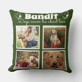 Almofada Colagem personalizada de cães da família 4