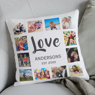 Almofada Colagem Personalizada de Fotos da Família Personal