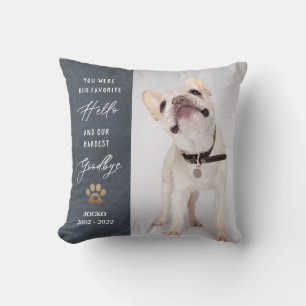 Almofada Colagem Personalizada de Fotos de Pet Memorial Pet