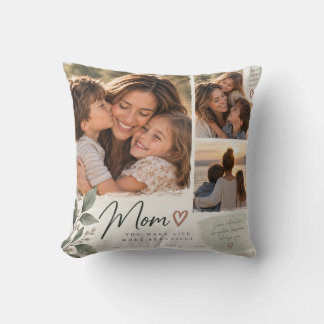 Almofada Colcha de Retrato de Família de Mãe e Filhos - Lem