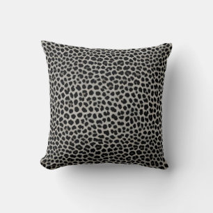 Almofada Coleção Branca de Leopardo Elegante Moderna de Lux