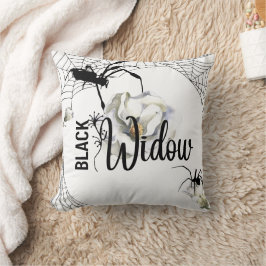 Almofada Coleção de Carimbo de Halloween "Viúva Negra" 16"