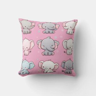 Almofada Coleção de Design de Elefante Adorável para Casa F