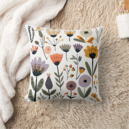 Almofada Coleção de flores vetoriais