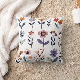 Almofada Coleção de flores vetoriais