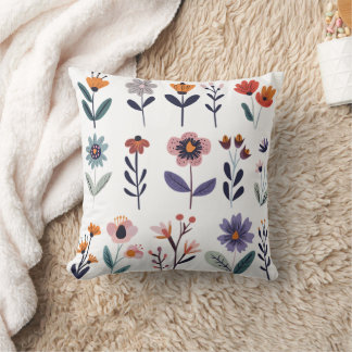 Almofada Coleção de flores vetoriais