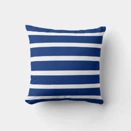 Almofada Coleção de Folhas de Monstera Catalina Blue Stripe