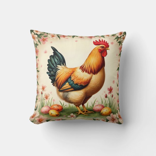 Almofada Coleção de Páscoas de bandeja de feriado de páscoa (Frente)