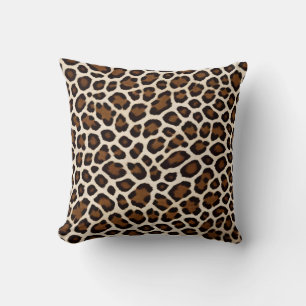 Almofada Coleção Elegante de Leopardo Branco Popular de Lux