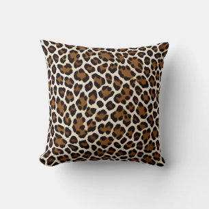 Almofada Coleção Elegante de Leopardo Branco Trendy Luxury