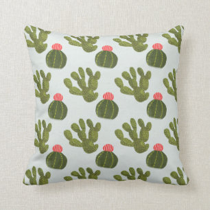 Almofada Coleção Llamarama Padrão de Cactus Cute