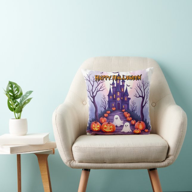 Almofada Coleção Popular Assustadora e Fofa de Halloween (Cadeira)
