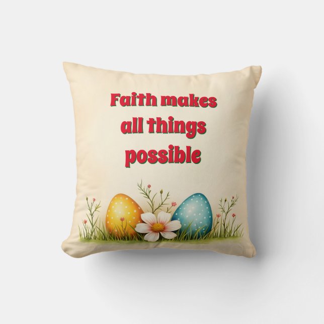 Almofada Coleção Popular de Ovos de Páscoa (Frente)