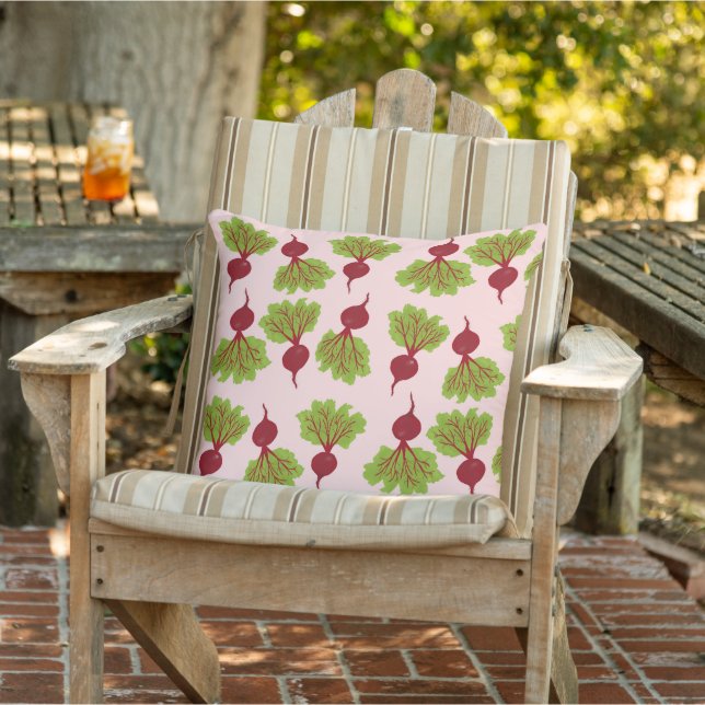 Almofada Coleção Rosa de Beterraba Fresca (Cadeira)