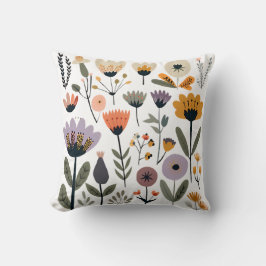 Almofada Coleta С de flores vetoras