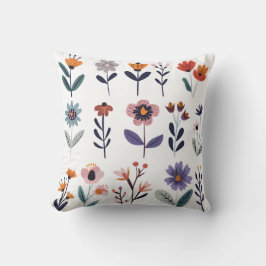 Almofada Coleta С de flores vetoras