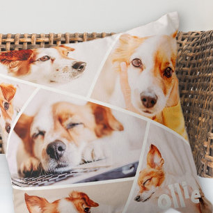 Almofada Coleta Foto de Colagem de 6 Imagens Personalizadas