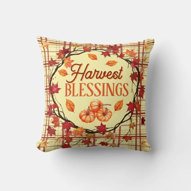 Almofada Colheita de Bênçãos (Frente)