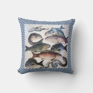 ALMOFADA COLHEITA DE POMPEII/OCEANO DE PESCA - CENA DE VIDA