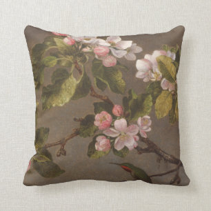 Almofada Colibri e flores de Apple
