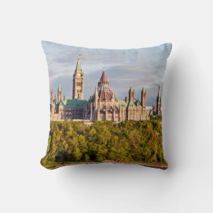 Almofada Colina do Parlamento em Otava - Ontário, Canadá