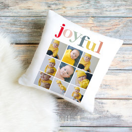 Almofada Collage Photo | Presente de férias alegres