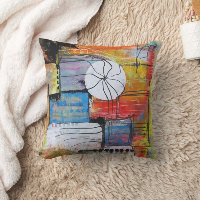 Almofada Colorful Abstract Art (Cobertor)