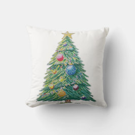 Almofada Colorful Christmas Tree