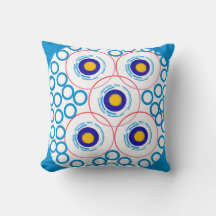 colorful design pillows