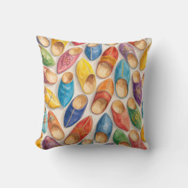Almofada Colorful Moroccan Babouche Slippers