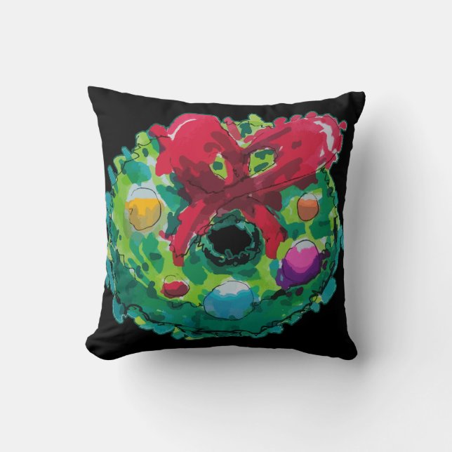 Almofada Colorida Advent Wreath (Frente)