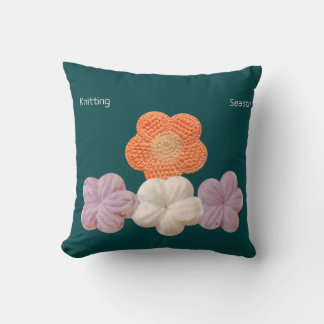 Almofada Colorida de Croché com Flores – Floral Tu