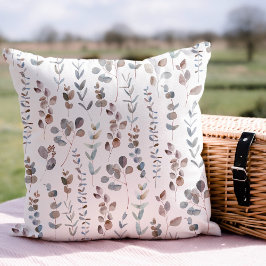 Almofada Colorida Eucalyptus Watercolor