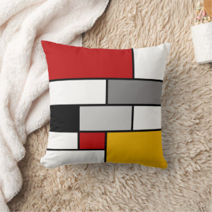 Almofada Colorida inspiração Mondrian