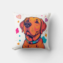 Almofada Colorida Labrador Dog Art