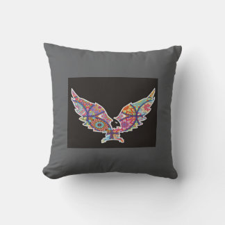 Almofada Colorida Mandala Eagle Design Cushion