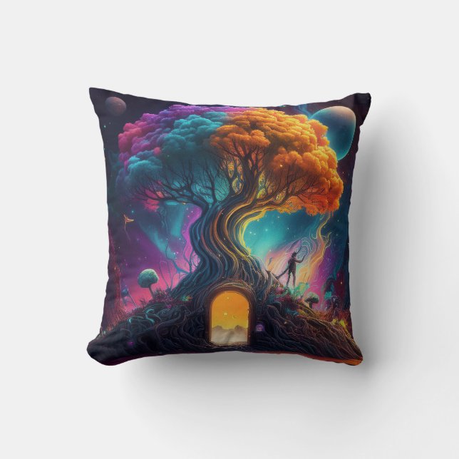 Almofada Colorido de cabeça para baixo (Frente)