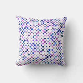 Almofada Colorido, Indigo, Purple e Blue Pontos